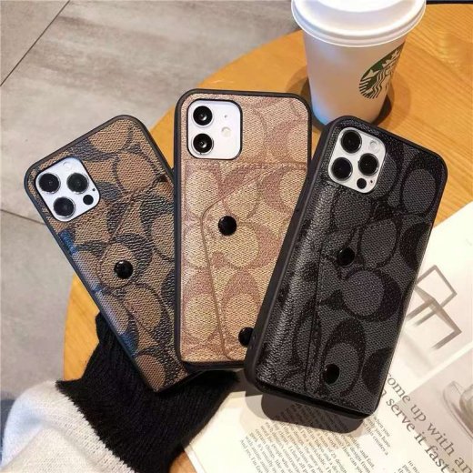 贅沢 ブランド COACH / コーチ ケース iPhone 16/16 Pro/16 Pro Max/15/15 Pro/15 Pro Max/14/14 Plus/14 Pro/14 Pro Max/13/13pro/12/11/XS/8/7/6/plus ケース ファッション ブランド[#004]