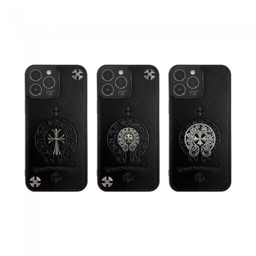 【2022新作】 人気 Chrome Hearts / クロムハーツ 皮質素材 iPhone 13 mini/13 Pro/13 Pro Max/12/12 Pro/12 Pro Max/11 /XS/8/7 plus ケース 激安販売中 ブランド最安価格! [#case2022082513]