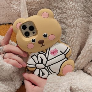 人気 クマ ケース iPhone 17/17 Pro/17 Pro Max/16/15/14/14 Pro/14 Pro Max/13/13 Pro/13 Pro Max/12/12 Pro/12 Pro Max/11 PRO MAX ケース ファッション [#case202305112]