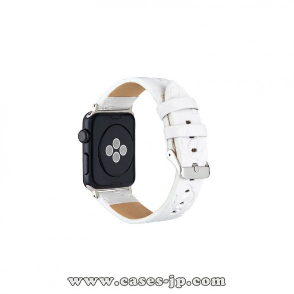 2021 個性潮流 激安人気 CHANEL / シャネル Apple Watch Series 1/2/3/4/5 バンド 腕時計交換バンド 男女兼用[#case2021030321]