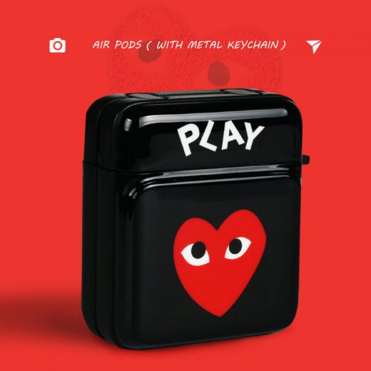 【2020新作】 高品質 人気 ブランド COMME des GARCONS / コムデギャルソン AirPods 1/2世代 ケース / PRO ケース 保護性 [#07095]