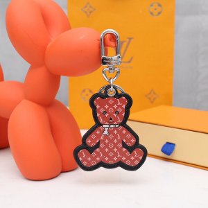 ルイ・ヴィトン クマ キーリング LOUIS VUITTON ヴィトン キーホルダー LV ポルト クレ・ドラゴンヌ モノグラム 送料無料[#key09114]