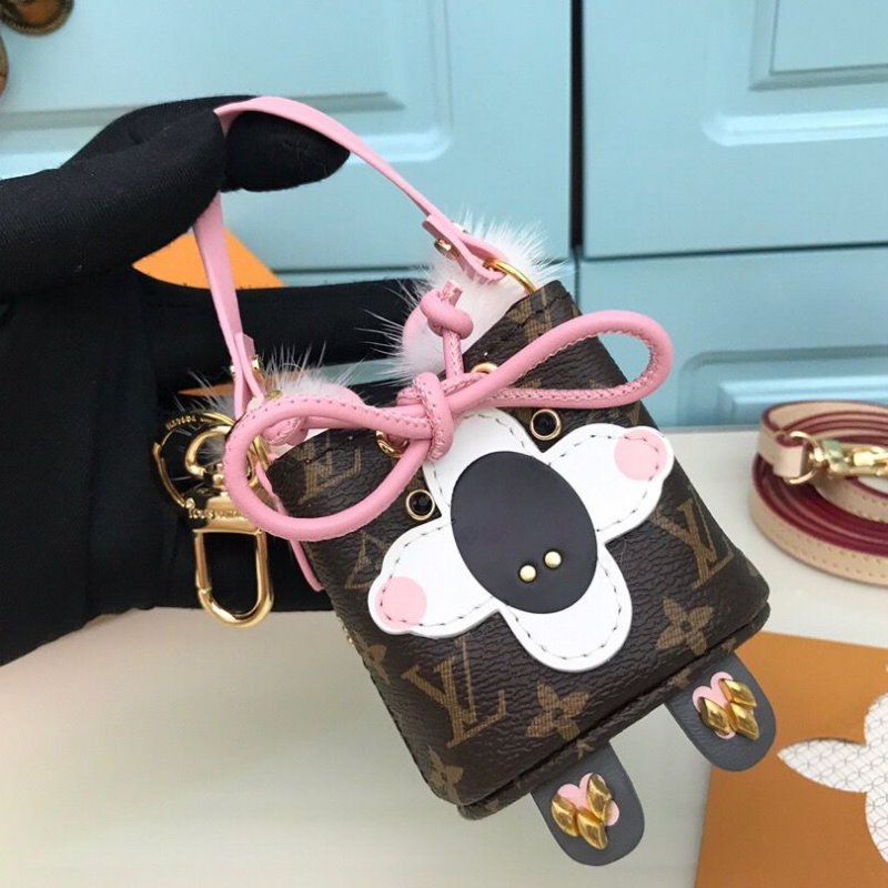 LOUIS VUITTON (ルイ・ヴィトン) 超可愛い アニマル チャーム キーホルダー キーリング 飾り 鞄飾り 芸能人愛用 プレゼント勧め 送料無料[#12172]