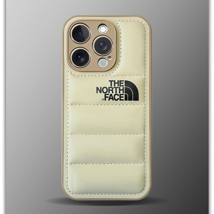 人気 TheNorthFace / ノース フェイス ダウンの形 ケース 皮の質感 iPhone 16/16 pro max/15 Pro/15 Pro Max/14/14 Plus/14 Pro/14 Pro Max/13/12/11 ケース 男女兼用 [#case202311222]